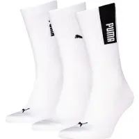 Puma Chaussettes - 3 Pack - Blanc/Noir - - 35/38 - Chaussettes