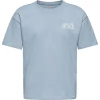 Kids Only T-Shirt - Loose - Noos - CookHelen - Soft Chambray/Lai - - 9-10 ans (134-140) - T-Shirt