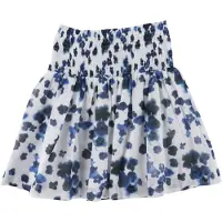 Emporio Armani Jupe - Blanc/Fleurs bleues - - 6 ans (116) - Jupe