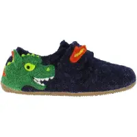 Living Kitzbühel Chaussons - Laine - Foncé Bleu av. Dragon - - 25 - Chaussons