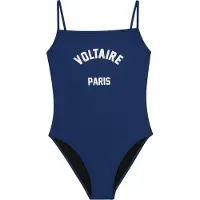 Zadig & Voltaire Maillot de Bain - Alanis - Medieval Blue av. Bl - - 14 ans (164) - Maillot de Bain