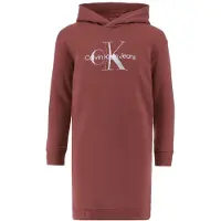 Calvin Klein Robe en Molleton - Métallique Monogramme - Tuile en - - 16 ans (176) - Robe