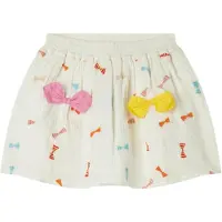 Stella McCartney Kids Jupe - Blanc av. Boucles - - 5 ans (110) - Jupe