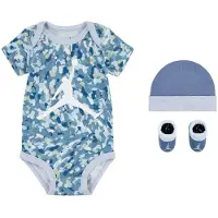 Jordan Boîte Cadeau - Bottillons/Bonnet/Body m/c - Work Blue - - 6-12 mois - Body M/C