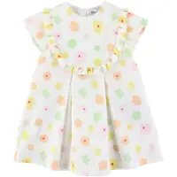 Emporio Armani Robe - Blanc av. Fleurs - - 24 mois - Robe
