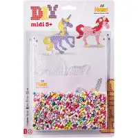 Hama Midi Perles - 2000 pièces + 1 Plaque - Cheval fantastique - - UneTaille - Perles