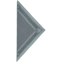 Lala Berlin Écharpe - 162x85 - Triangle Monogramme M - Grey Sur - - UneTaille - Écharpe
