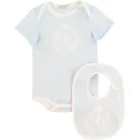Dolce&Gabbana Boîte Cadeau - Body/Bavoir Bandana - Bleu Clair - - 12-18 mois - Body M/C