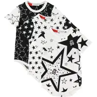 Dolce&Gabbana Bodies m/c - 3 Pack - Blanc/Noir av. Étoiles - - 9-12 mois - Body M/C