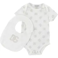 Dolce&Gabbana Boîte Cadeau - Bavoir Bandana/Body m/c - Logo Be - - 6-9 mois - Body M/C