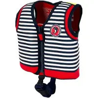 Konfidence Gilet de natation - UV50+ - Bleu/Blanc - - 6-9 ans - Gilet de natation