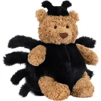 Jellycat Peluche - 26x17 cm - Barthélemy Bear Spider - - UneTaille - Peluche