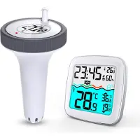 Berdsen Station météo avec sonde de piscine BD-913 blanc