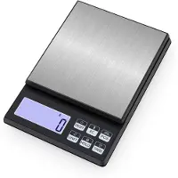 INF Petite Balance Numérique 3 Kg / 0,1 G Argent
