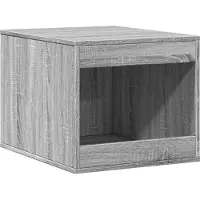 vidaXL Bac à litière Gris Sonoma 47x59x42 cm Bois composite
