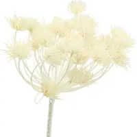 Viana Aneth blanc enneigé 117cm - Fleur artificielle d'hiver, décoration de Noël