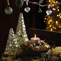 Viana Arbre de décoration de table LED pour une ambiance de Noël festive