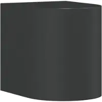 vidaXL Applique murale extérieure noir aluminium moulé sous pression