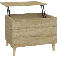 vidaXL Table basse chêne Sonoma 60x44,5x45 cm Bois composite