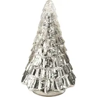 Viana Mini sapin de Noël avec verre LED Arbre de décoration éclairage Vintage