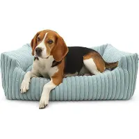 Odol-Plusz Lit pour chien Coussin pour chien Canapé pour chien Lit pour chat Panier pour chien matelassé 95x75cm