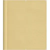 vidaXL Pare-vue pour balcon Sable 120x700 cm 100% Polyester-Oxford