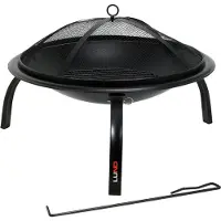 TRIZERATOP Bac à feu, foyer 56x39 cm avec pare-étincelles