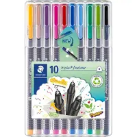 Staedtler Marqueurs Magiques - 10 pièces - Triplus Fineliner - 0 - - UneTaille - Marqueur