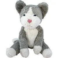 Senger Naturwelt Peluche - Petit - Chat - 30 cm - Gris - - UneTaille - Peluche