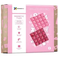 Connetix CT-P-PB002-BP - Plaque de base en deux parties, lot rose et framboise
