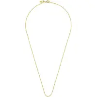 Design Letters Collier - 40 cm - Plaqué or - - UneTaille - Bijoux