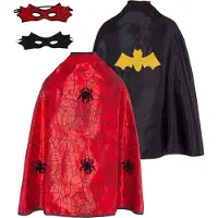 Great Pretenders Déguisement - Araignée/Chauve souris - Rouge/No - - 4-6 ans (104-116) - Costumes