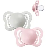 BIBS Supreme Silicone Size 2: 6+ months tétine Haze / Blossm 2 pcs