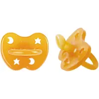 Hevea Tétine - 0-3 Mois - 2 Pack - Caoutchouc Naturel - - 0-3 mois - Tétine