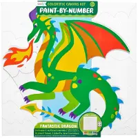 Ooly Peinture Ville Numéro Set - Dragon Fantastique - - UneTaille - Livre de Coloriage