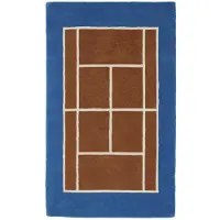OYOY Couverture - Tennis Couverture - 150x88 cm - Caramel/Optiqu - - UneTaille - Couverture