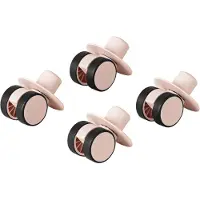 Modu 4x Swirly Wheels - 4 Pack - Soft Rose - - UneTaille - Bloc de Motricité