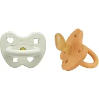 Hevea Tétine - 3-36 Mois - 2 Pack - Caoutchouc Naturel - La Rein - - 3-36 mois - Tétine