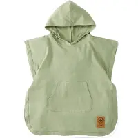 Cloby UV Poncho - UV50+ - Olive Green - - 1-3 ans (80-98) - Serviette à Capuche