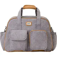 BIZZIGROWN Sac à Langer/Lit Portable - POD - Windsor Grey - - UneTaille - Sac à Langer