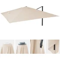 Mendler Toile de rechange pour parasol -A96 3x4m