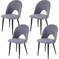 MCW Chaise de salle à manger -D73 (lot de 4)