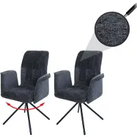 MCW Chaise de salle à manger -N99 (lot de 2)