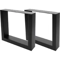 Mendler Pied de table -H33 (lot de 2)