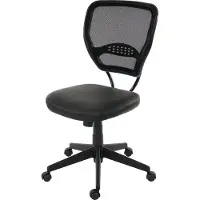 Mendler Chaise de bureau professionnelle Chicago en similicuir