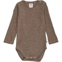 Müsli Barboteuse / body marron chiné