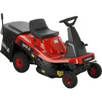 YATO Tondeuse autoportée essence, largeur de coupe 76 cm, avec bac de ramassage de 170 litres