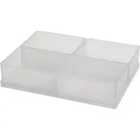 Raaco Kit de compartimentation 4pcs. transparent largeur 79 x profondeur 109 x hauteur 47mm pour art. -871325-871332 - 136471