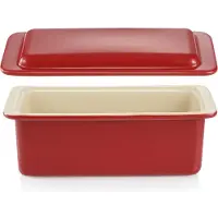 Tescoma Keramische Backform Toastbrot DELÍCIA, Moule à gâteau, Rouge