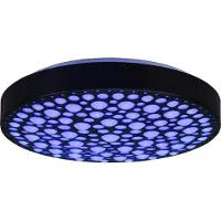 TRIO Plafonnier LED RVB Chizu Ø 40cm - noir